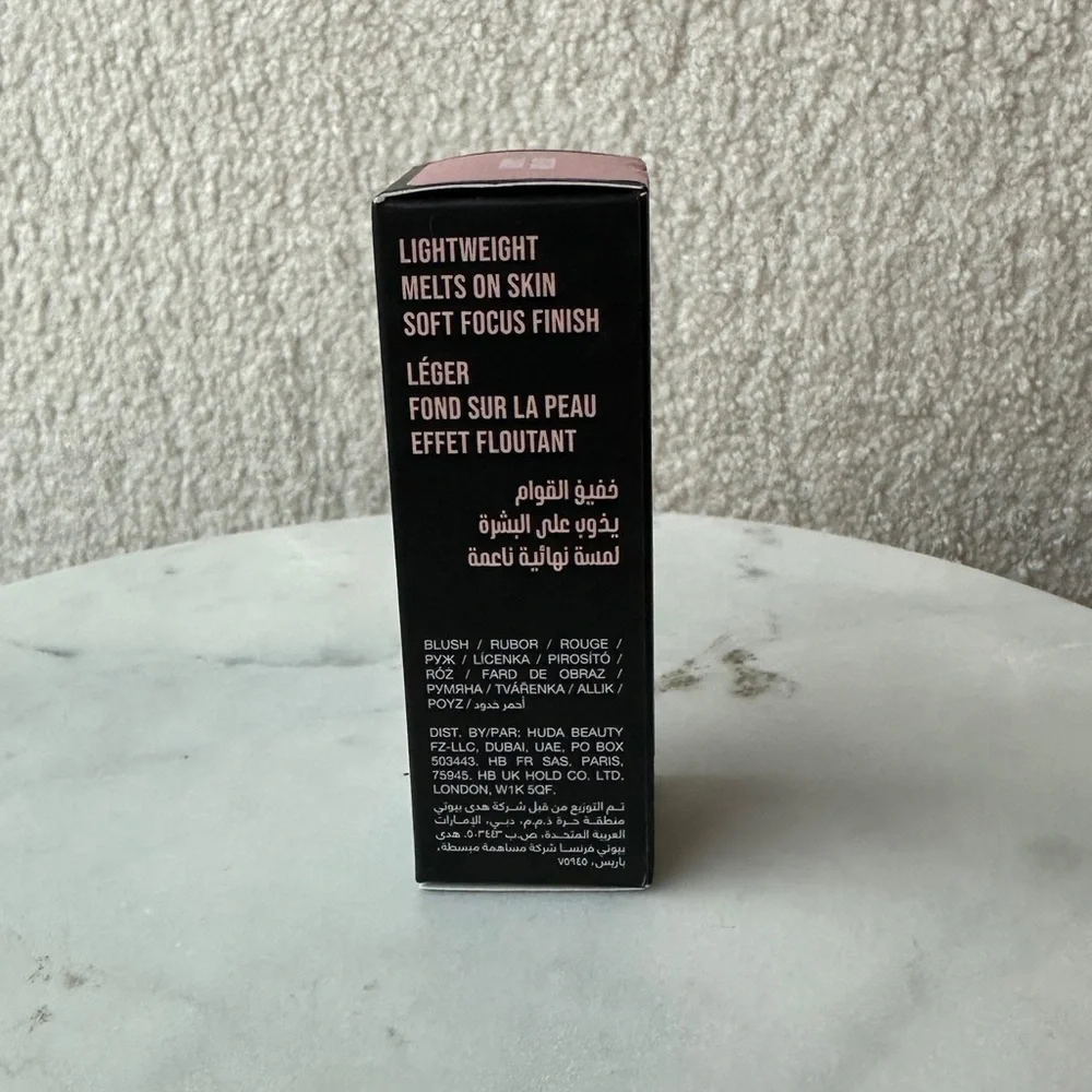 NEW Huda Blush Filter Soft Glow Liquid Blush - Cotton Candy - Baby Pink